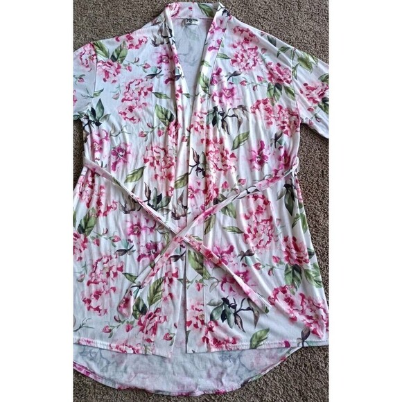 Show Me Your Mumu Brie Floral Robe One Size Garden of Blooms With Tie Romantic - Picture 9 of 10